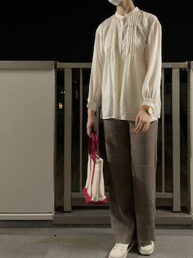 「CHPO（シーエイチピーオー）のアイテム」を使った、mi-nさん（レディース・175cm）の秋コーディネート