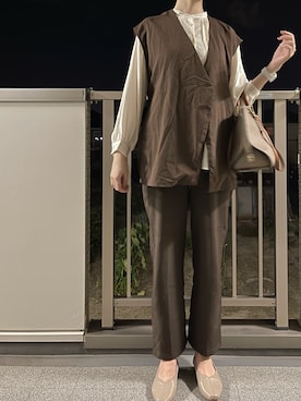 mi-nさん（レディース・175cm）の秋コーディネート