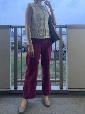 「アイテム（パンプス）」を使った、mi-nさん（レディース・175cm）の夏コーディネート