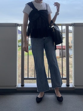 「アイテム（パンプス）」を使った、mi-nさん（レディース・175cm）の夏コーディネート