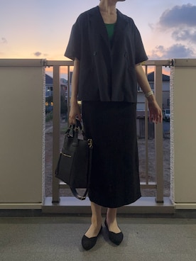 「アイテム（タンクトップ）」を使った、mi-nさん（レディース・175cm）の夏コーディネート