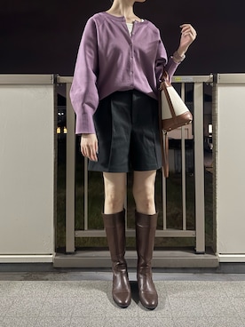 mi-nさん（骨格ウェーブ・レディース・175cm）の冬コーディネート