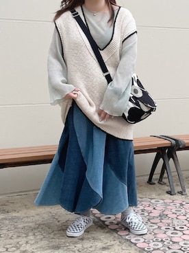 maru☺︎さん（レディース・153cm）の春コーディネート