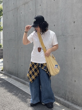 「Port（ポート）のアイテム」を使った、maru☺︎さん（レディース・153cm）の秋コーディネート