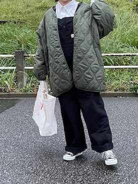 「Java（ジャバ）のアイテム」を使った、maru☺︎さん（レディース・153cm）の秋コーディネート