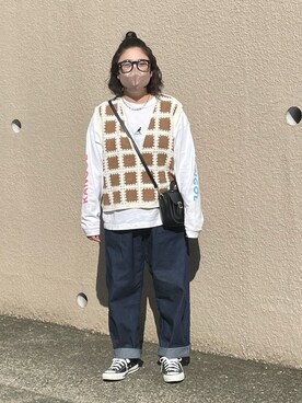 maru☺︎さん（レディース・153cm）の春コーディネート