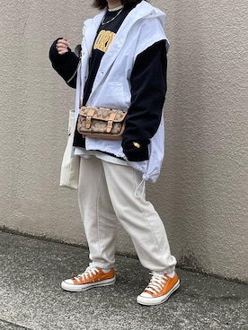 「はじめましてコーデ」｜「アイテム（ブルゾン）」を使った、maru☺︎さん（レディース・153cm）の春コーディネート