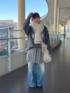 「ONCILY（オンシェリー）のアイテム」を使った、maru☺︎さん（レディース・153cm）の冬コーディネート