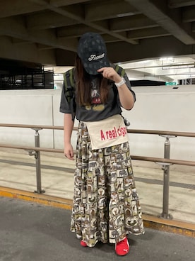 「アイテム（バックパック/リュック）」を使った、maru☺︎さん（レディース・153cm）の秋コーディネート