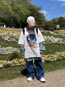 maru☺︎さん（レディース・153cm）の春コーディネート