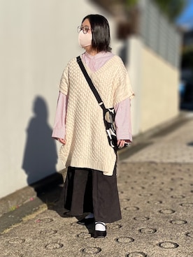 maru☺︎さん（レディース・153cm）の冬コーディネート