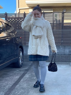maru☺︎さん（レディース・153cm）の冬コーディネート