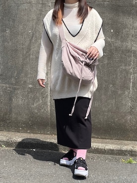 maru☺︎さん（レディース・153cm）の春コーディネート