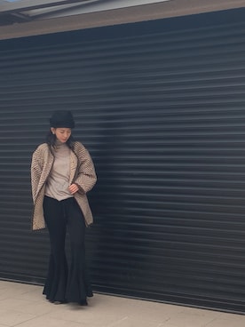 「Steven Alan（スティーブンアラン）のアイテム（ノーカラージャケット）」を使った、emaemiさん（レディース・163cm）の秋コーディネート