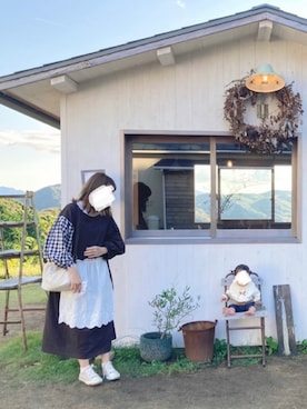 「handmade」｜「アイテム（ワンピース/ドレス）」を使った、n a a ◎さん（レディース・156cm）の秋コーディネート