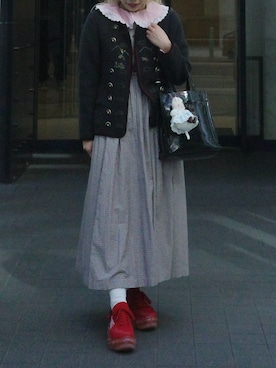 「MIKIO SAKABE（ミキオ サカベ）のアイテム」を使った、Yuiさん（レディース・158cm）の春コーディネート