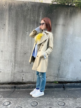 「BLANC..（ブラン）のアイテム」を使った、Annaさん（レディース・158cm）の冬コーディネート