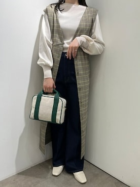 「SENSE OF PLACE by URBAN RESEARCH（センスオブプレイスバイアーバンリサーチ）のアイテム（その他）」を使った、harunaさん（レディース・159cm）の冬コーディネート