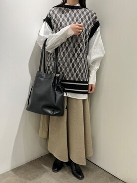 「SENSE OF PLACE by URBAN RESEARCH（センスオブプレイスバイアーバンリサーチ）のアイテム（その他）」を使った、harunaさん（レディース・159cm）の冬コーディネート