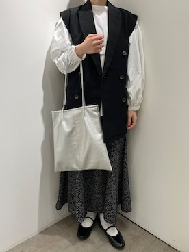 「アーバンリサーチ」｜「アイテム（その他）」を使った、harunaさん（レディース・159cm）の冬コーディネート