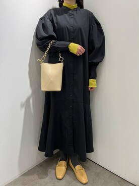 「アーバンリサーチ」｜「アイテム（その他）」を使った、harunaさん（レディース・159cm）の冬コーディネート