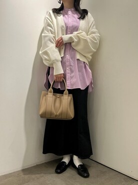 「アーバンリサーチ」｜「アイテム（その他）」を使った、harunaさん（レディース・159cm）の冬コーディネート
