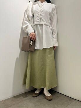 「アーバンリサーチ」｜「アイテム（その他）」を使った、harunaさん（レディース・159cm）の冬コーディネート