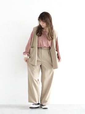 Crispさん（レディース・157cm）の春コーディネート