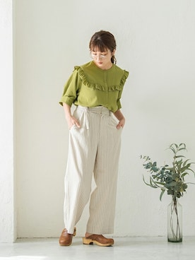 Crispさん（レディース・157cm）の夏コーディネート