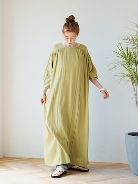 「Crisp（クリスプ）のアイテム（ワンピース/ドレス）」を使った、Crispさん（レディース・160cm）の夏コーディネート