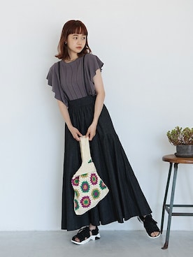 Crispさん（レディース・161cm）の夏コーディネート