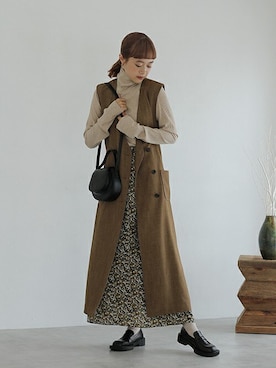 「Crisp」｜Crispさん（レディース・161cm）の秋コーディネート