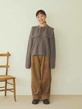 「Crisp」｜Crispさん（レディース・153cm）の秋コーディネート