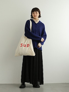 「Crisp（クリスプ）のアイテム（バッグ）」を使った、Crispさん（レディース・155cm）の秋コーディネート