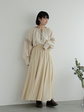 「クリスプ」｜「アイテム（チュニック）」を使った、Crispさん（レディース・155cm）の冬コーディネート