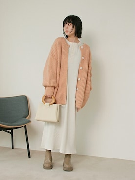 Crispさん（レディース・155cm）の冬コーディネート