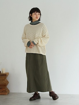 Crispさん（レディース・155cm）の冬コーディネート