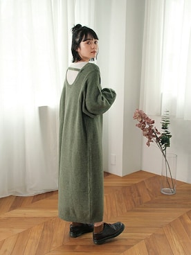 Crispさん（レディース・155cm）の冬コーディネート