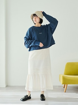 「Crisp（クリスプ）のアイテム（ワンピース）」を使った、Crispさん（レディース・155cm）の冬コーディネート