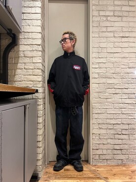 「アイテム（その他アウター、ブラック系）」を使った、seiyaさん（メンズ・175cm）の秋コーディネート