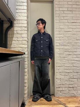 「HYSTERIC GLAMOUR（ヒステリックグラマー）のアイテム（その他アウター）」を使った、seiyaさん（メンズ・175cm）の冬コーディネート