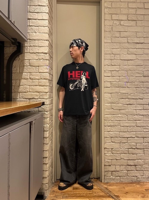 デニムワイドパンツ
