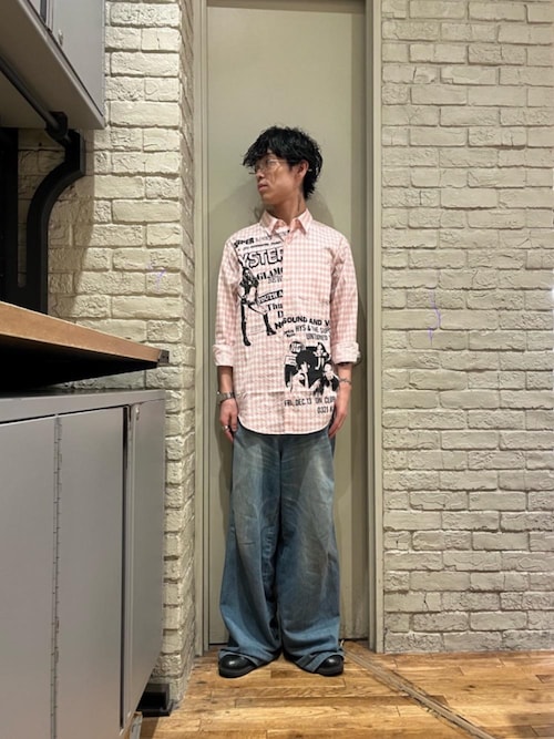 デニムワイドパンツ
