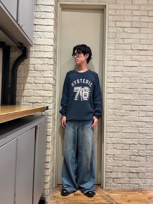 新品ヒステリックグラマーワイドレッグデニムパンツ デニムワイドパンツ|HYSTERIC GLAMOUR WOMEN | HYSTERIC GLAMOUR