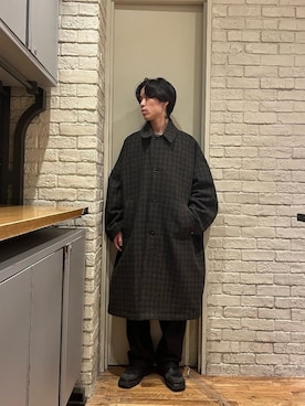 「アイテム（チェスターコート）」を使った、seiyaさん（メンズ・175cm）の秋コーディネート