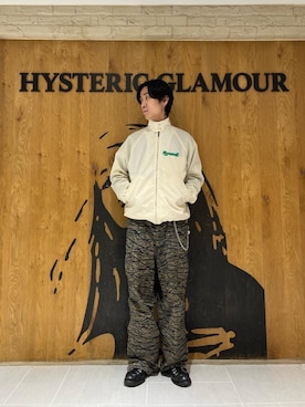 「HYSTERIC GLAMOUR（ヒステリックグラマー）のアイテム（ブルゾン）」を使った、seiyaさん（メンズ・175cm）の冬コーディネート