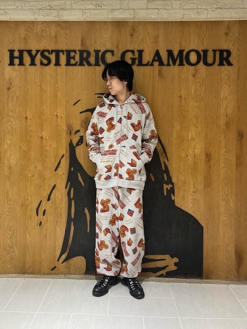 HYSTERIC RECORDS柄 パーカー(パーカー)|HYSTERIC GLAMOUR HYSTERIC RECORDS柄 パーカー(パーカー)|HYSTERIC GLAMOUR