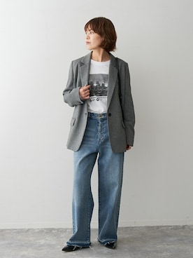 「Spick & Span（スピックアンドスパン）のアイテム（ジャケット/アウター）」を使った、Mihoさん（レディース・158cm）の秋コーディネート