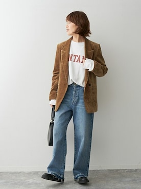 「Spick & Span（スピックアンドスパン）のアイテム（ジャケット/アウター）」を使った、Mihoさん（レディース・158cm）の秋コーディネート