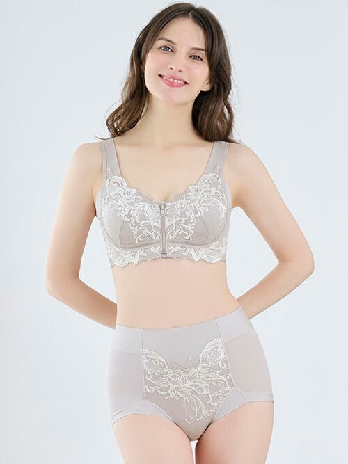 ブラデリスニューヨークピース すらっと細みえシンプルフロントファスナーブラ Amazon | [BRADELIS NewYork] ノンワイヤー補整ブラ すらっと細